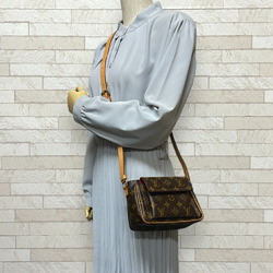 Louis Vuitton Vivacite PM Monogram Shoulder Bag Canvas M51165 Brown Women's LOUIS VUITTON