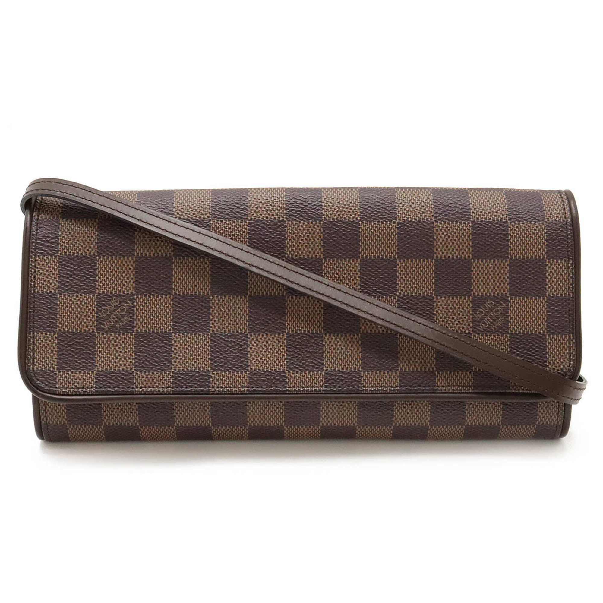 LOUIS VUITTON Damier Pochette Twin GM Shoulder Bag Clutch SP Order Item Special N51851