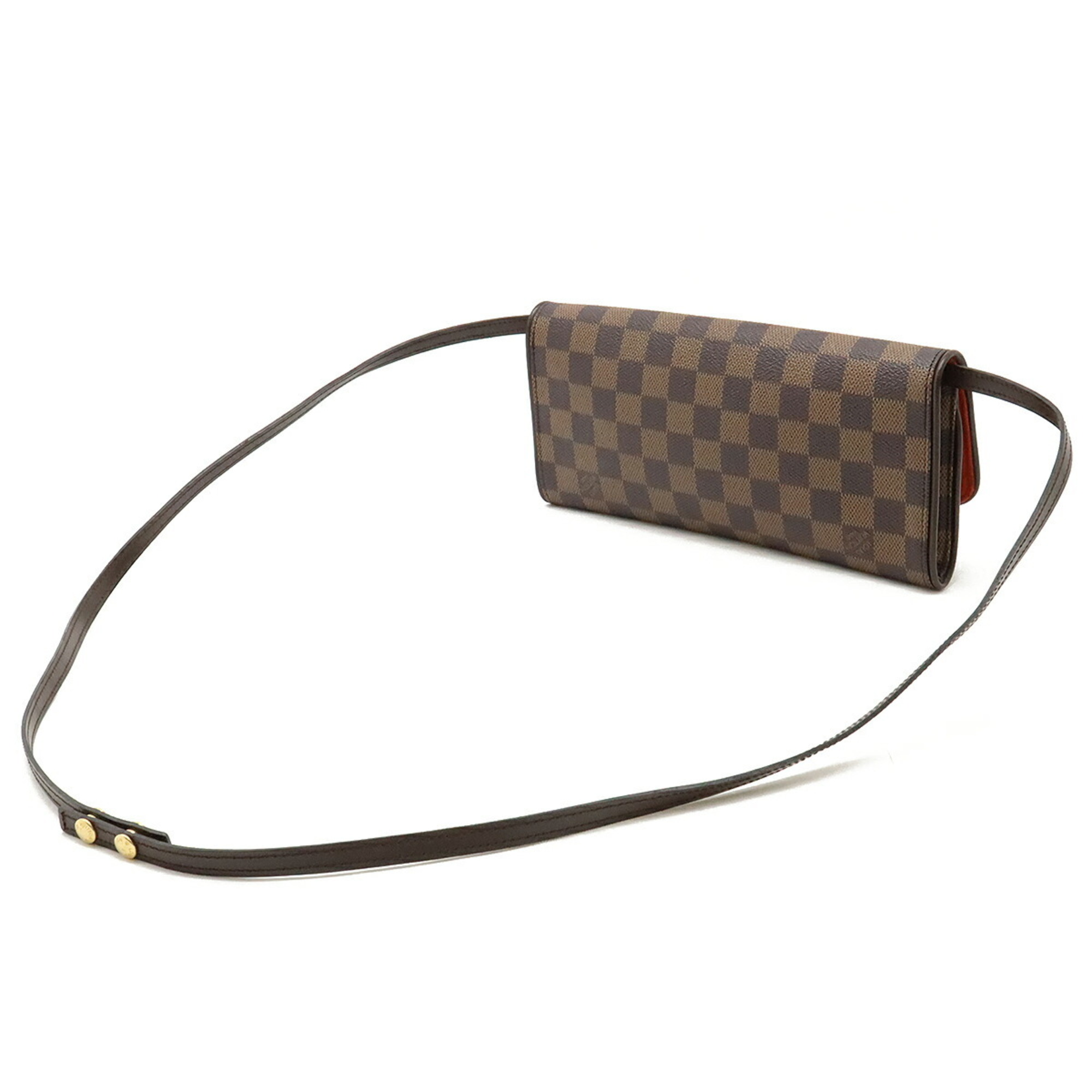 LOUIS VUITTON Damier Pochette Twin GM Shoulder Bag Clutch SP Order Item Special N51851