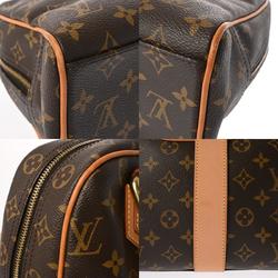 LOUIS VUITTON Louis Vuitton Monogram Manhattan GM Brown M40025 Women's Canvas Handbag