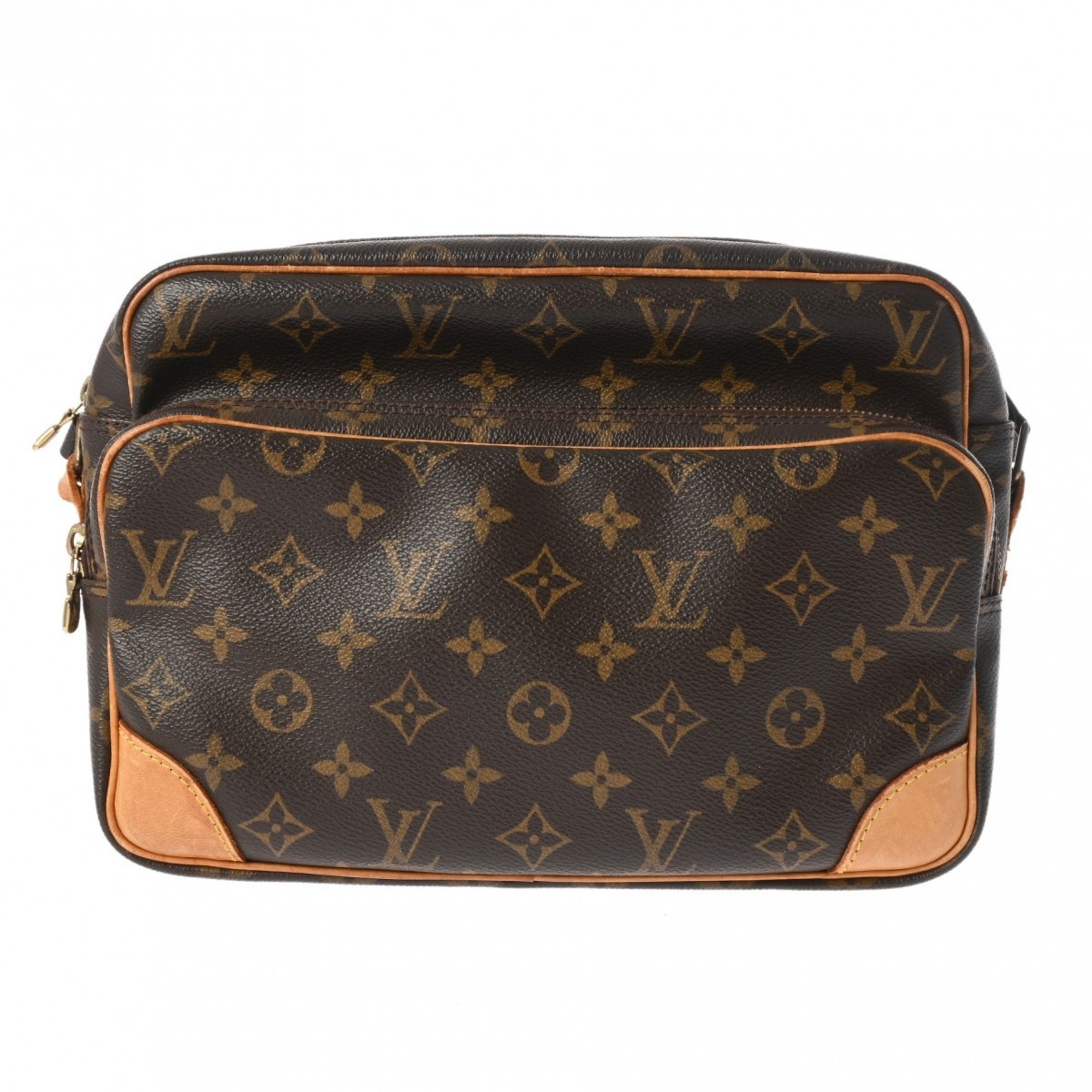 LOUIS VUITTON Louis Vuitton Monogram Nile Brown M45244 Unisex Canvas Shoulder Bag