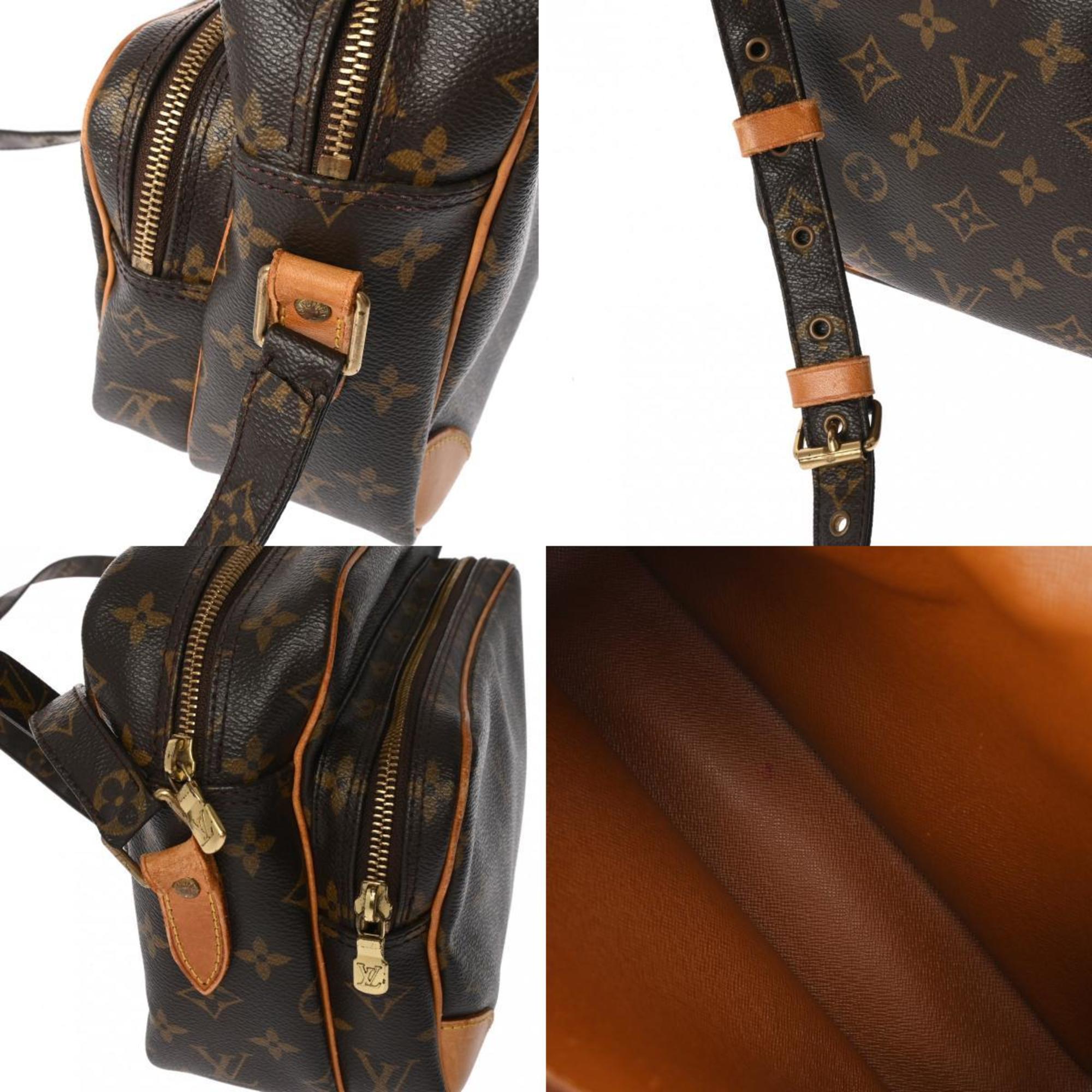 LOUIS VUITTON Louis Vuitton Monogram Nile Brown M45244 Unisex Canvas Shoulder Bag