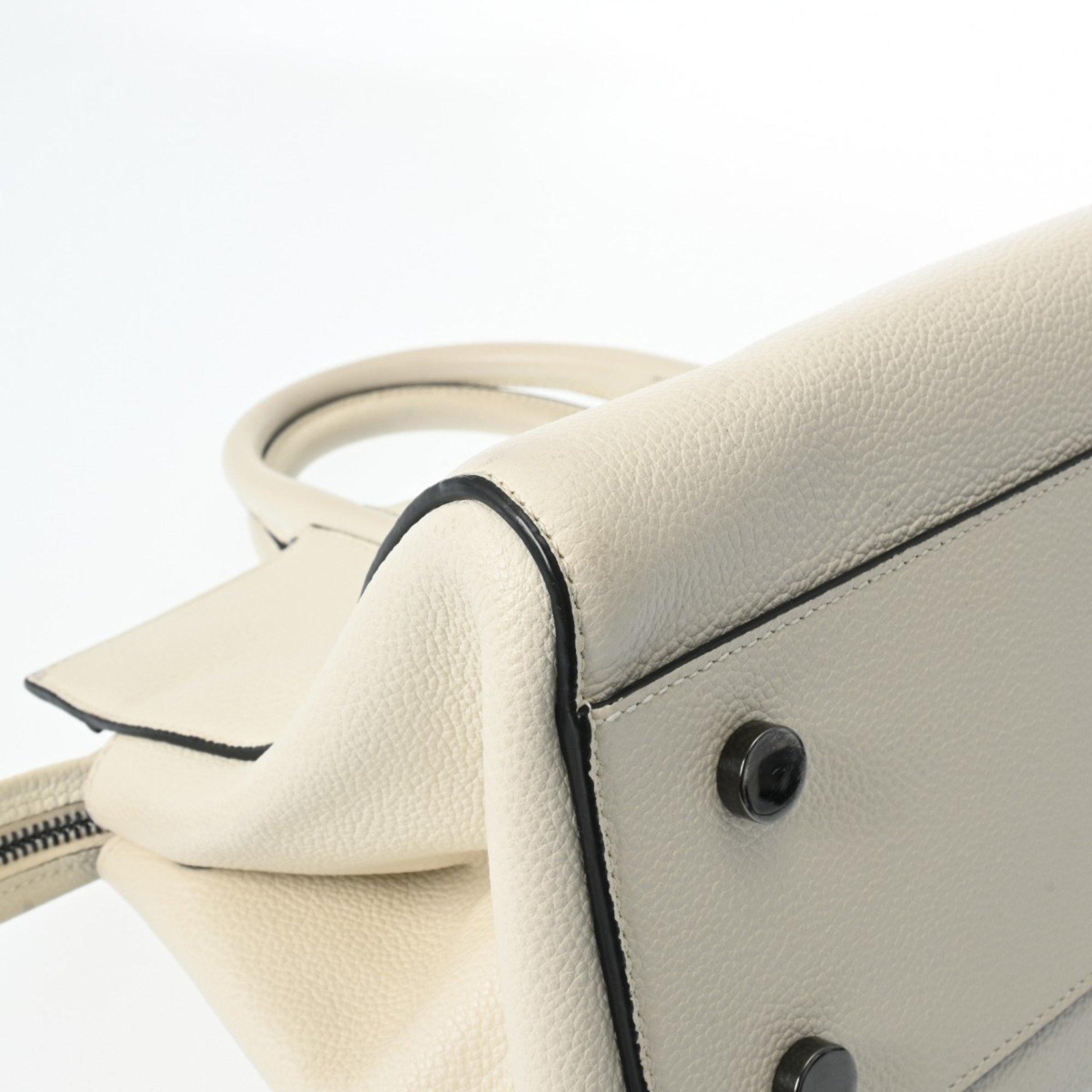 YVES SAINT LAURENT Cavalli Gauche Ivory Women's Leather Handbag