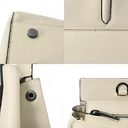 YVES SAINT LAURENT Cavalli Gauche Ivory Women's Leather Handbag