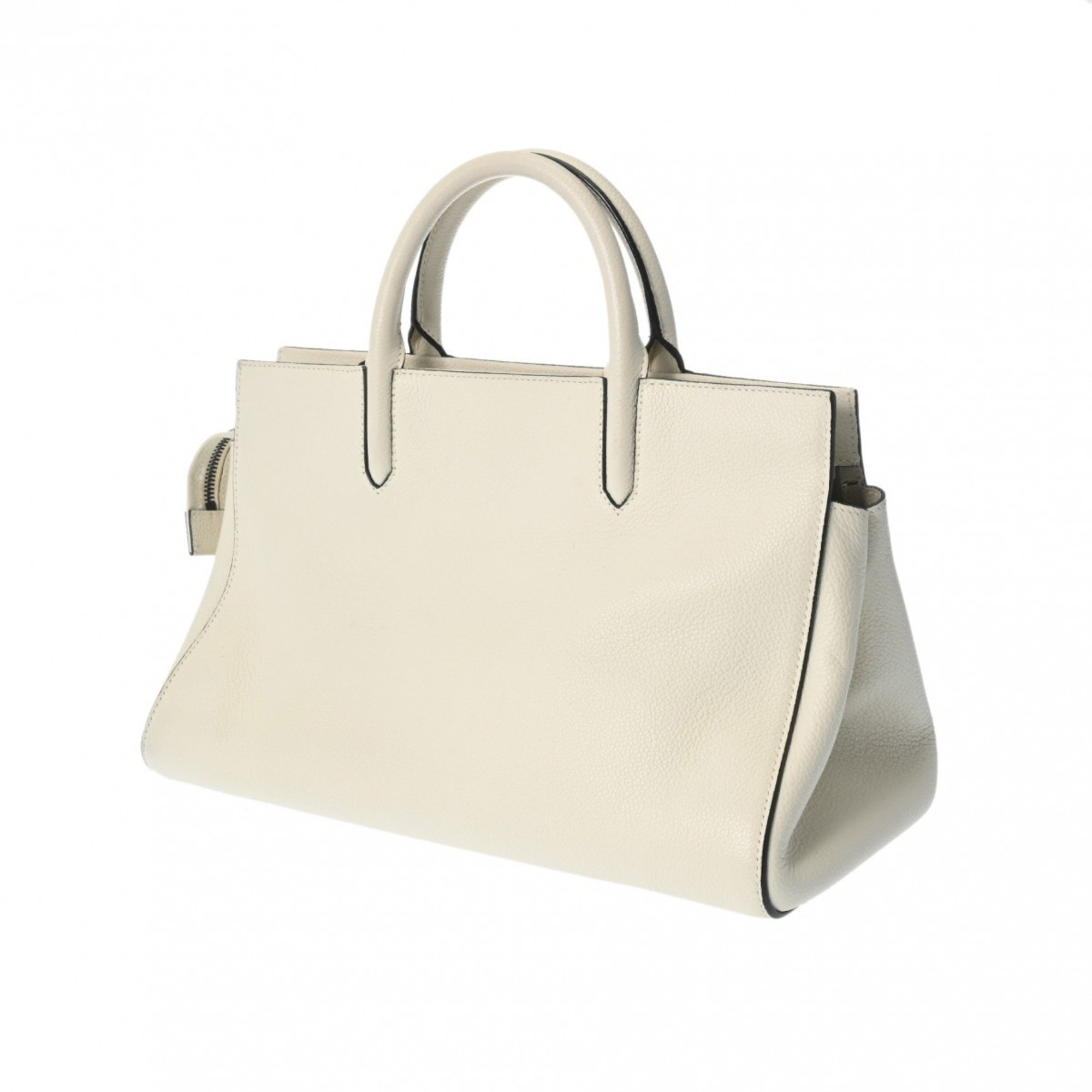 YVES SAINT LAURENT Cavalli Gauche Ivory Women's Leather Handbag