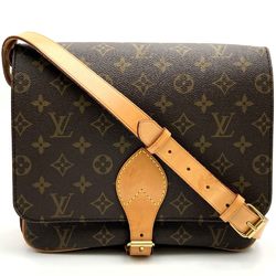 LOUIS VUITTON M51252 Cartesiere Shoulder Bag Brown Monogram Canvas Men's Women's