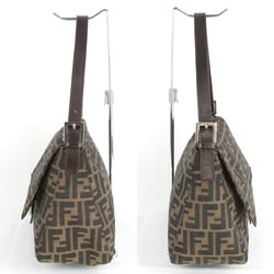 FENDI Shoulder Bag Canvas Khaki Women's