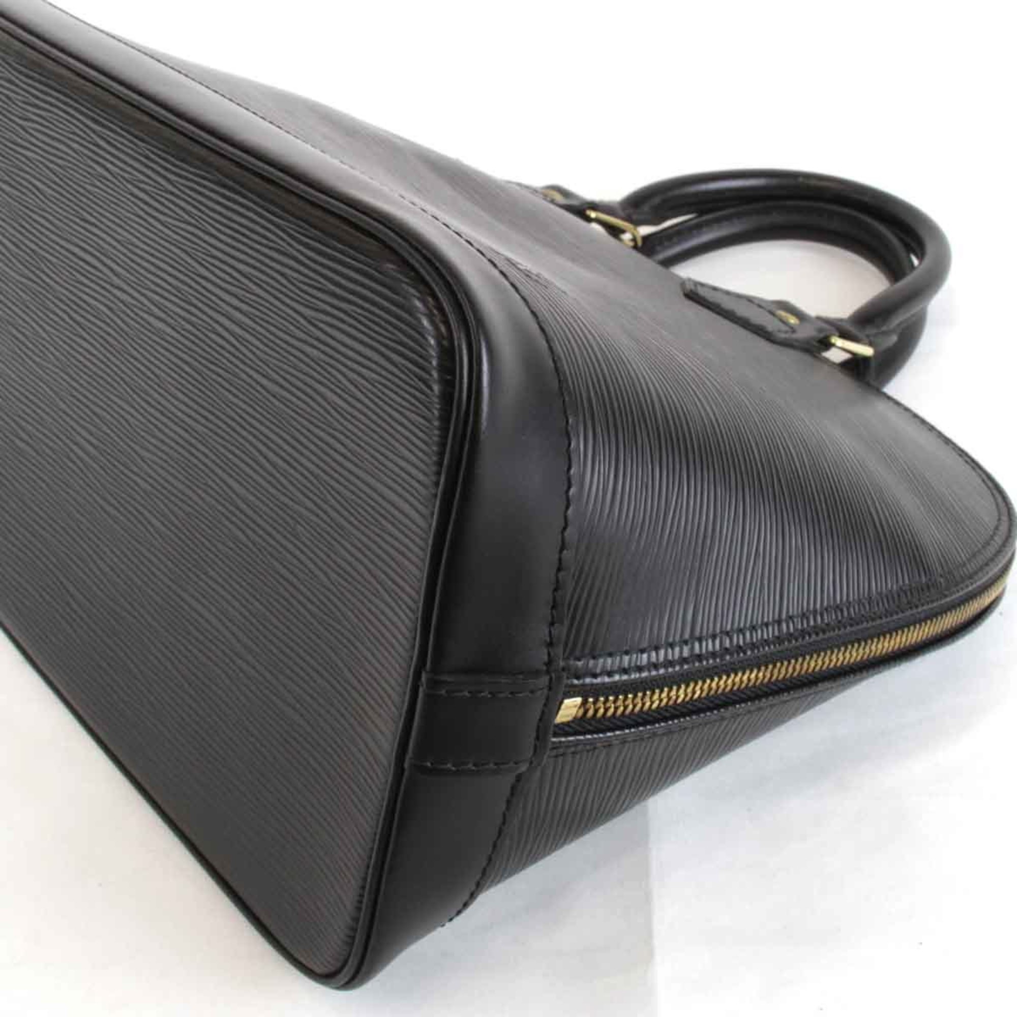 LOUIS VUITTON Alma M52142 Shoulder Bag Epi Leather Black Women's