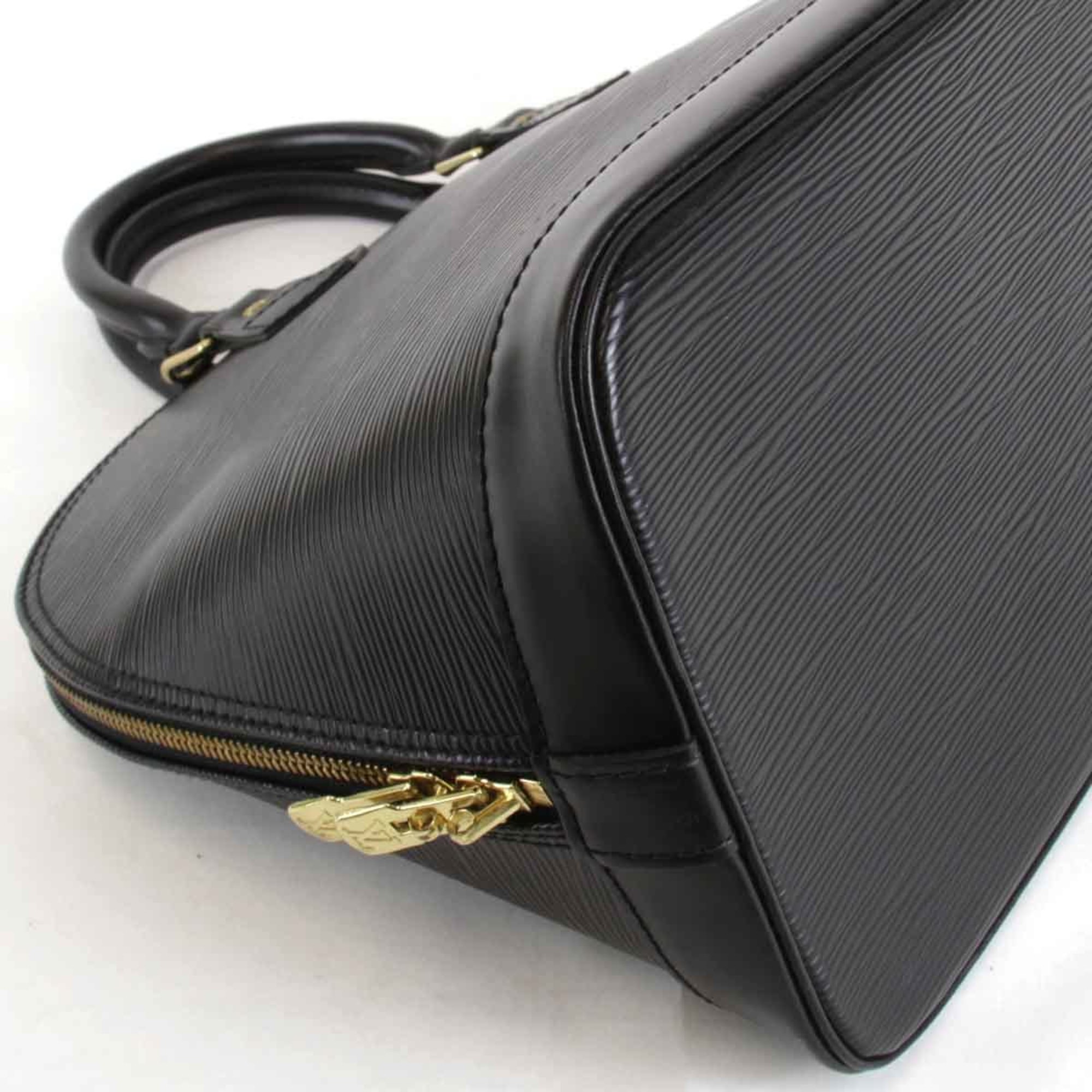 LOUIS VUITTON Alma M52142 Shoulder Bag Epi Leather Black Women's