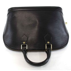 LOUIS VUITTON Alma M52142 Shoulder Bag Epi Leather Black Women's