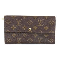 LOUIS VUITTON Louis Vuitton Long Wallet Monogram Canvas Brown Women's