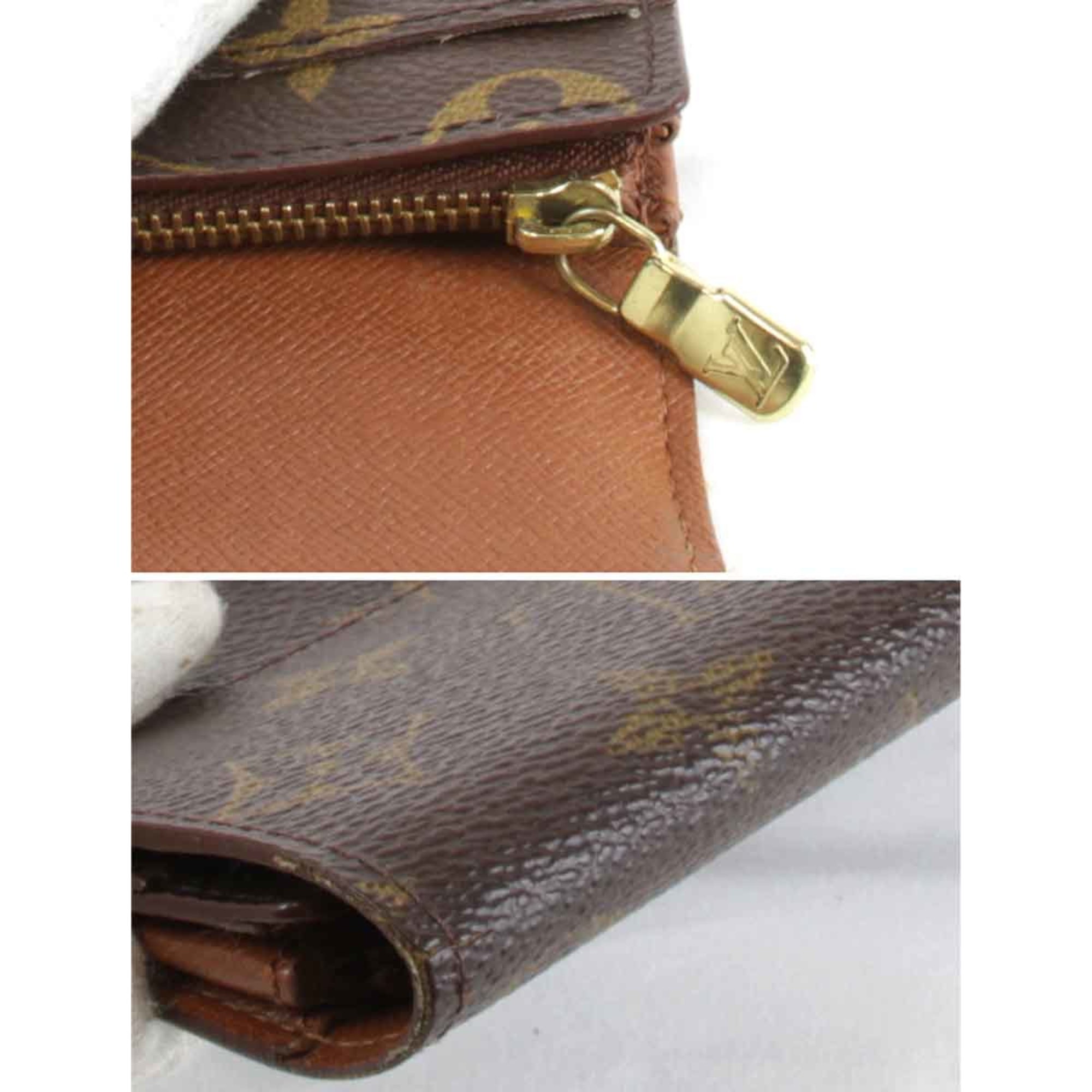 LOUIS VUITTON Louis Vuitton Long Wallet Monogram Canvas Brown Women's