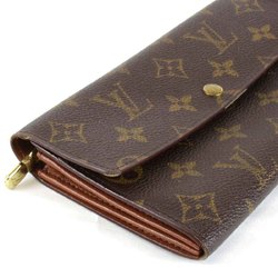 LOUIS VUITTON Louis Vuitton Long Wallet Monogram Canvas Brown Women's