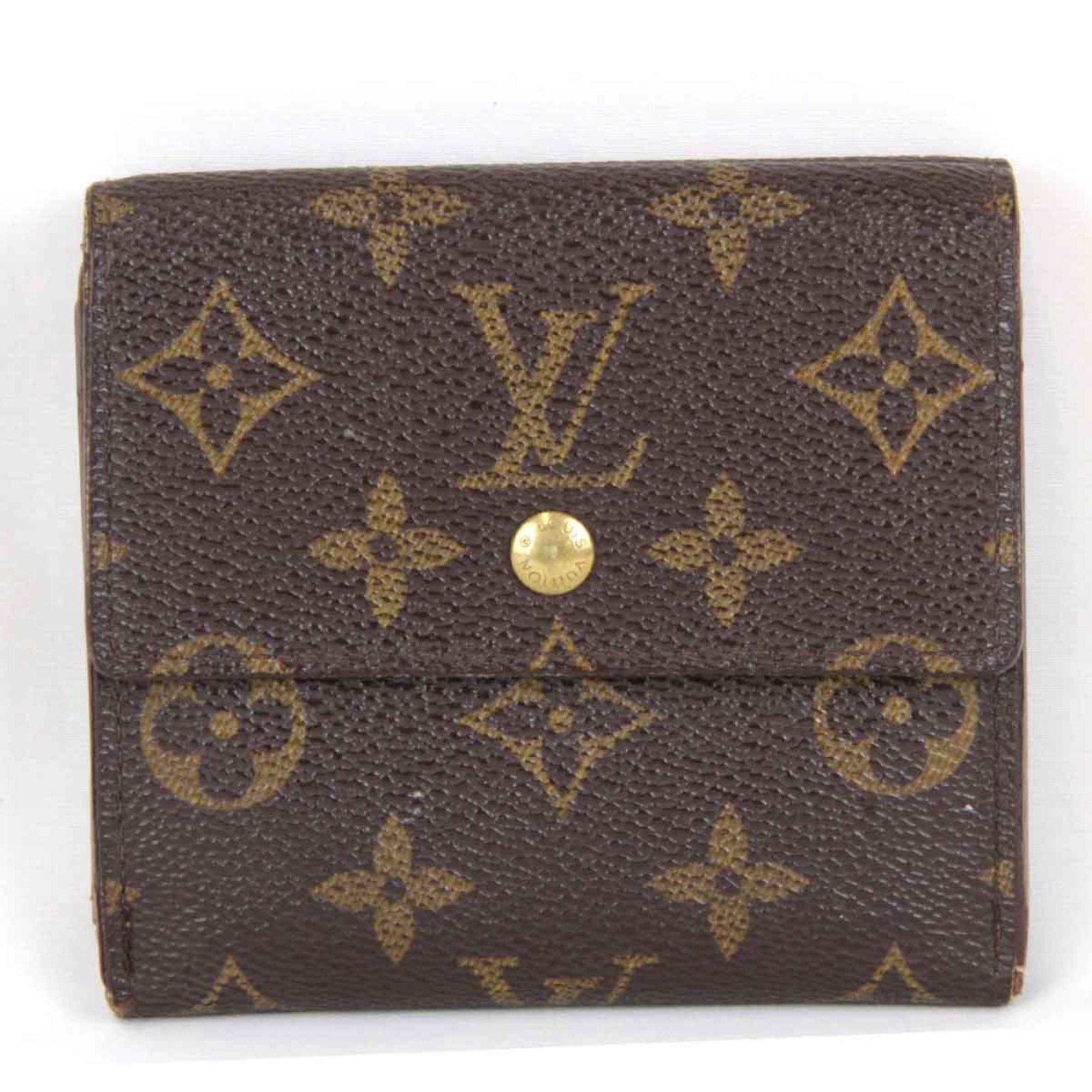 LOUIS VUITTON Louis Vuitton Porte Monnaie Bi-fold Wallet M61652 Monogram Canvas Women's