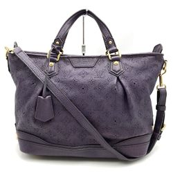 LOUIS VUITTON M93983 Stella PM Monogram Mahina Handbag Shoulder Bag 2way Purple Women's