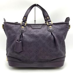 LOUIS VUITTON M93983 Stella PM Monogram Mahina Handbag Shoulder Bag 2way Purple Women's