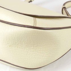 LOEWE Shoulder Bag Leather Cream Women's