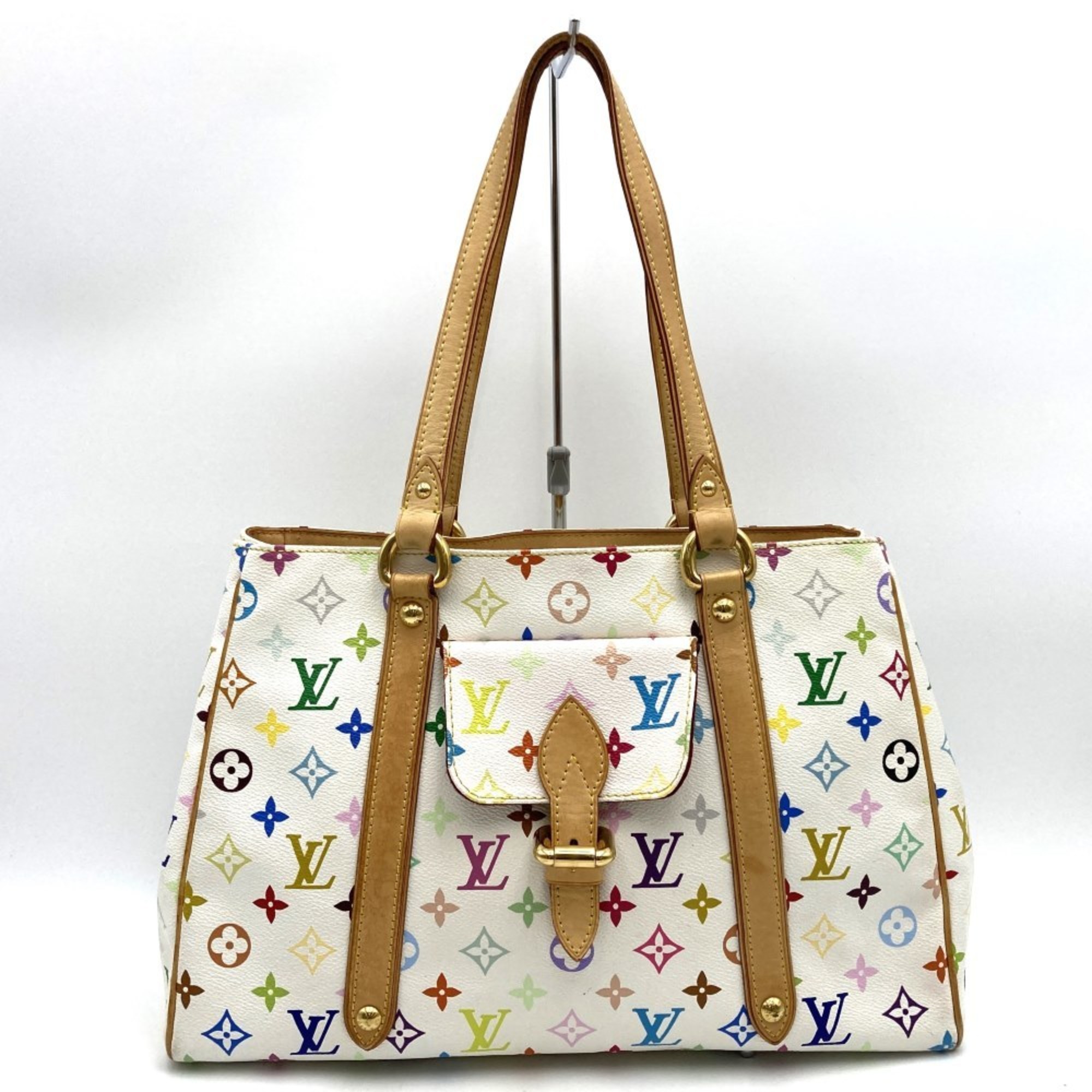 LOUIS VUITTON M40094 Aurelia MM Tote Bag Handbag Monogram Multicolor Women's