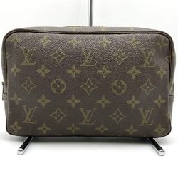 LOUIS VUITTON M47524 True Toilet 23 Clutch Bag Second Monogram Brown Women's