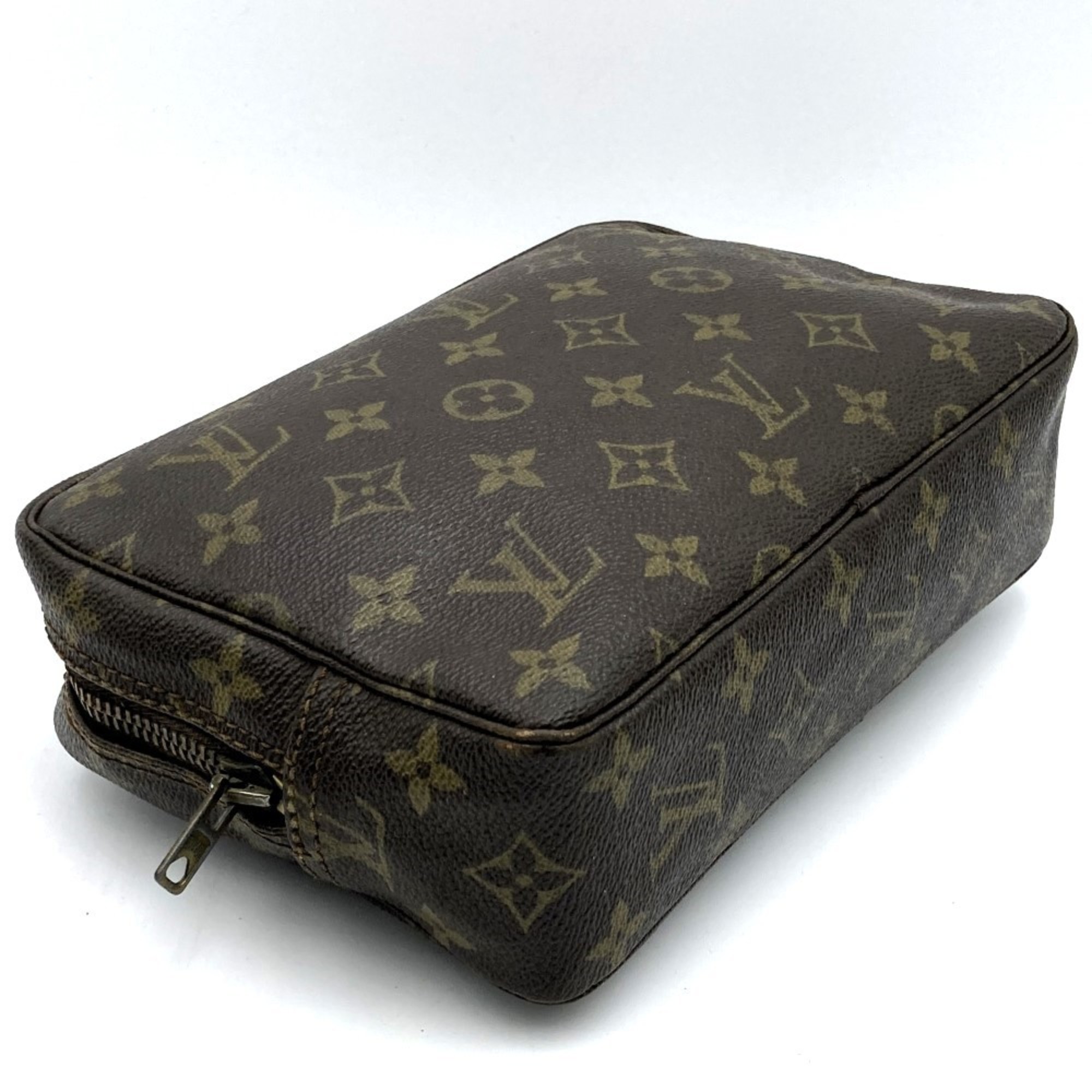 LOUIS VUITTON M47524 True Toilet 23 Clutch Bag Second Monogram Brown Women's