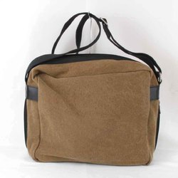 Dolce & Gabbana DOLCE&GABBANA Shoulder bag, canvas, brown, men's