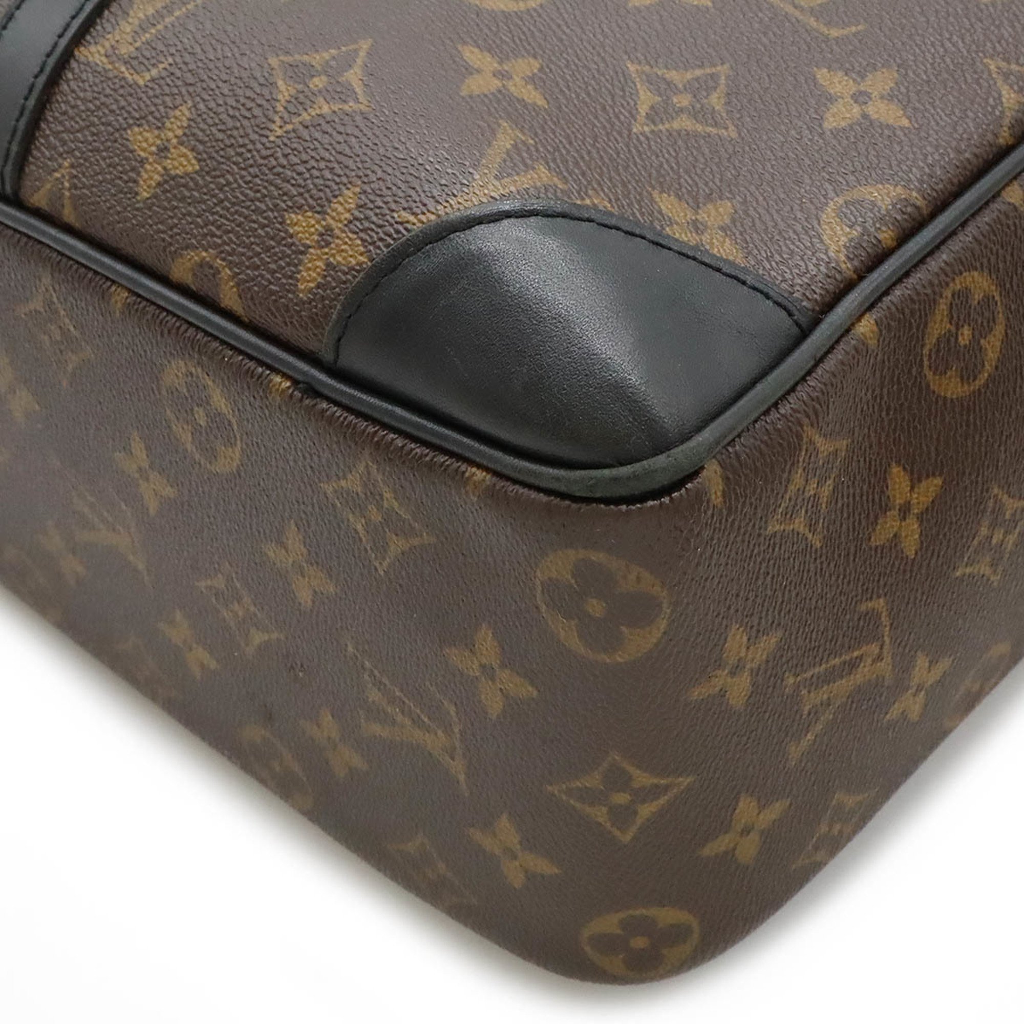 LOUIS VUITTON Louis Vuitton Monogram Macassar PDV Porto Document Voyage GM Bag Shoulder M40224