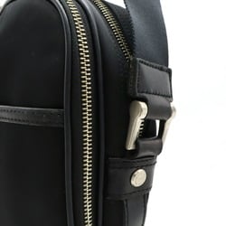 BURBERRY Shoulder bag in nylon and leather, black