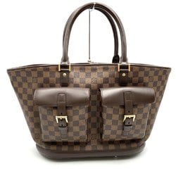 LOUIS VUITTON N51120 Manosque GM Damier Ebene Tote Bag Handbag Brown Women's