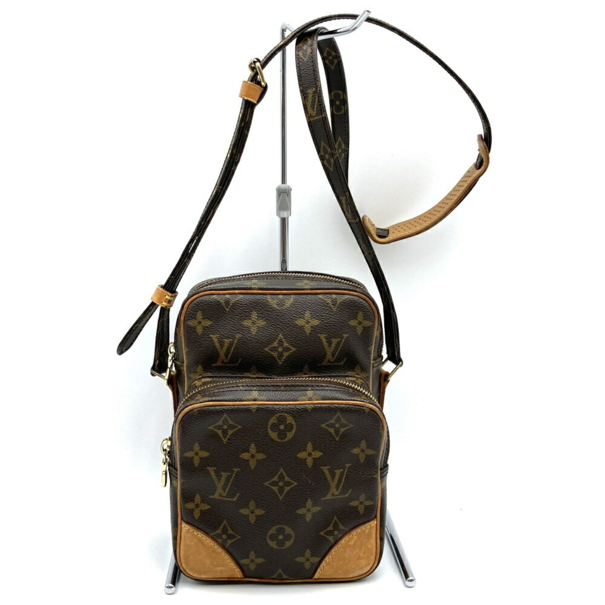 LOUIS VUITTON M45236 Amazon Monogram Shoulder Bag Brown Women's