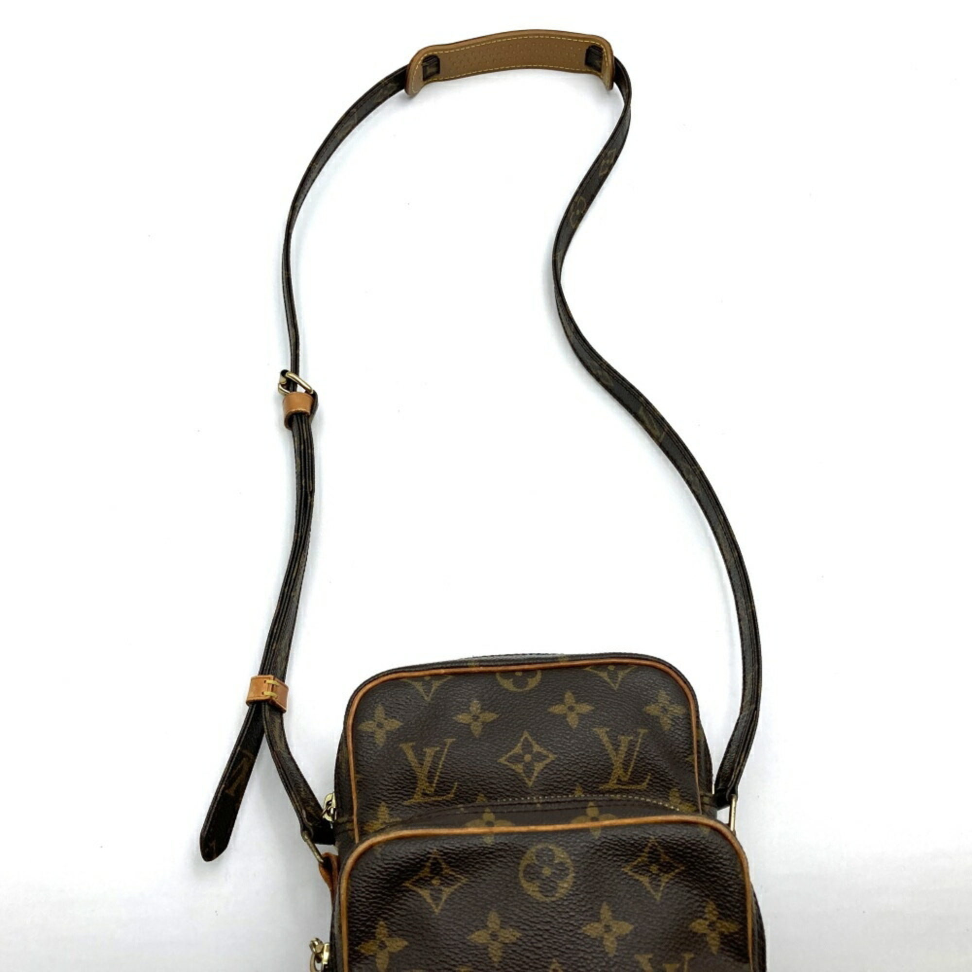 LOUIS VUITTON M45236 Amazon Monogram Shoulder Bag Brown Women's