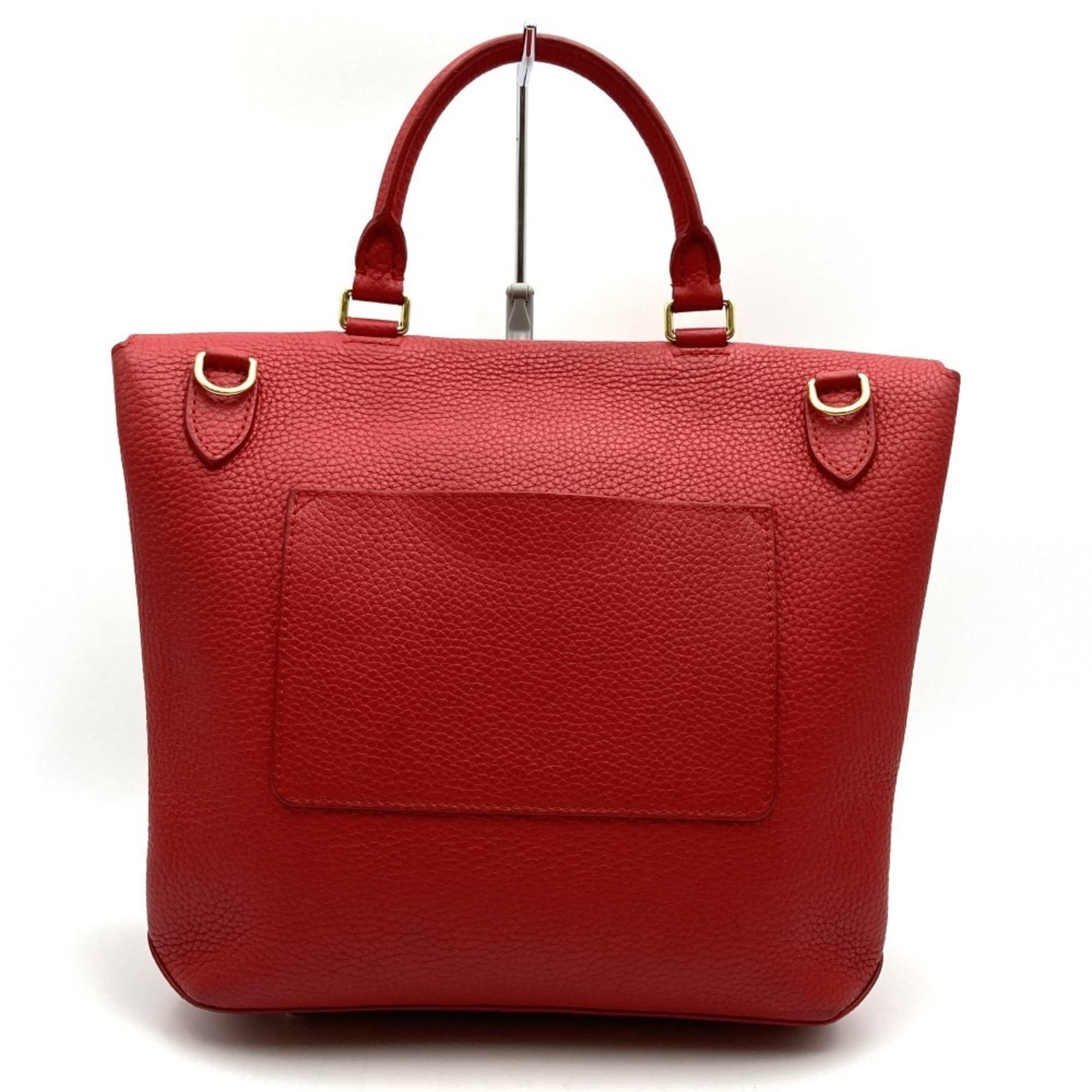 LOUIS VUITTON M50543 Volta Parnassus Handbag Shoulder Bag 2way Red Leather Women's