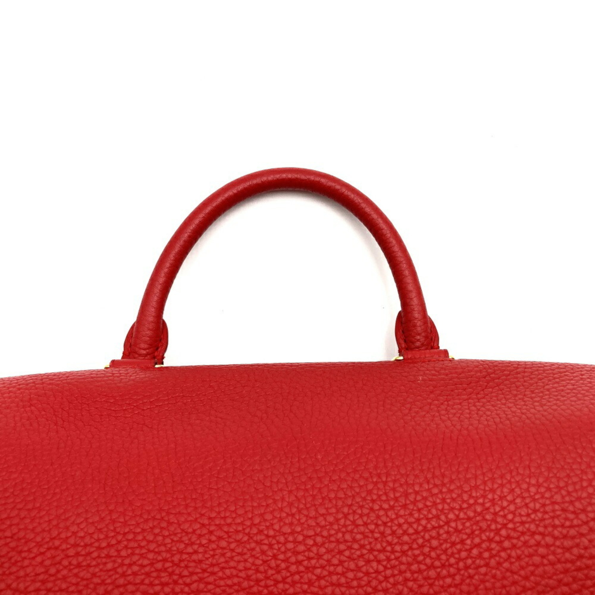 LOUIS VUITTON M50543 Volta Parnassus Handbag Shoulder Bag 2way Red Leather Women's