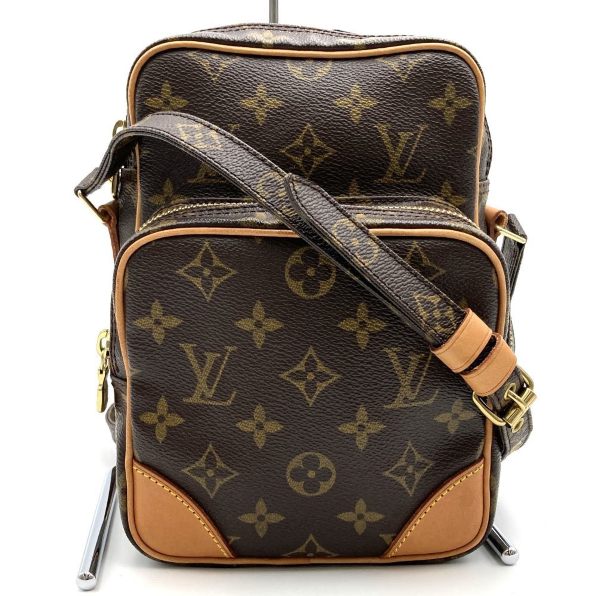 LOUIS VUITTON M45236 Amazon Monogram Shoulder Bag Brown Women's