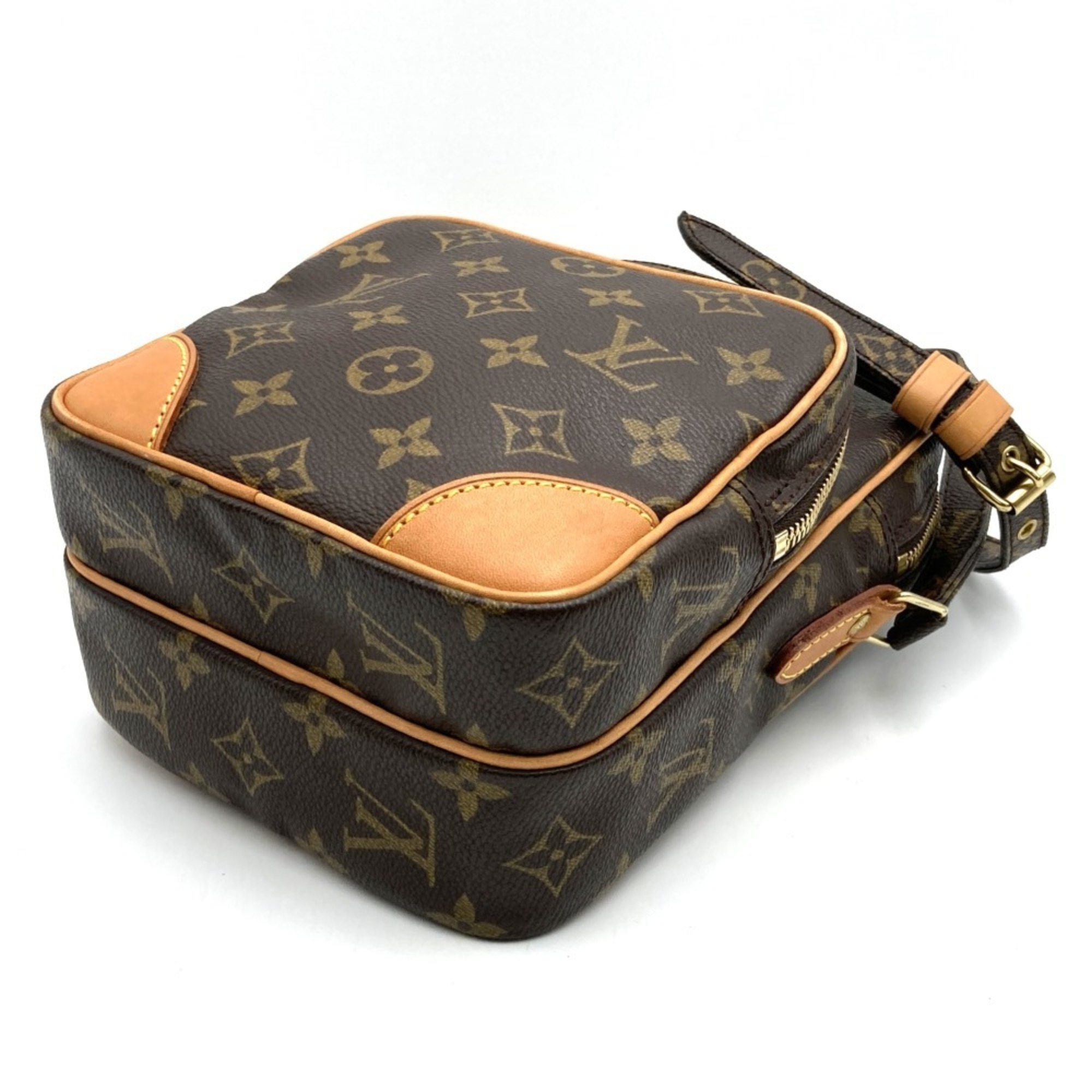 LOUIS VUITTON M45236 Amazon Monogram Shoulder Bag Brown Women's