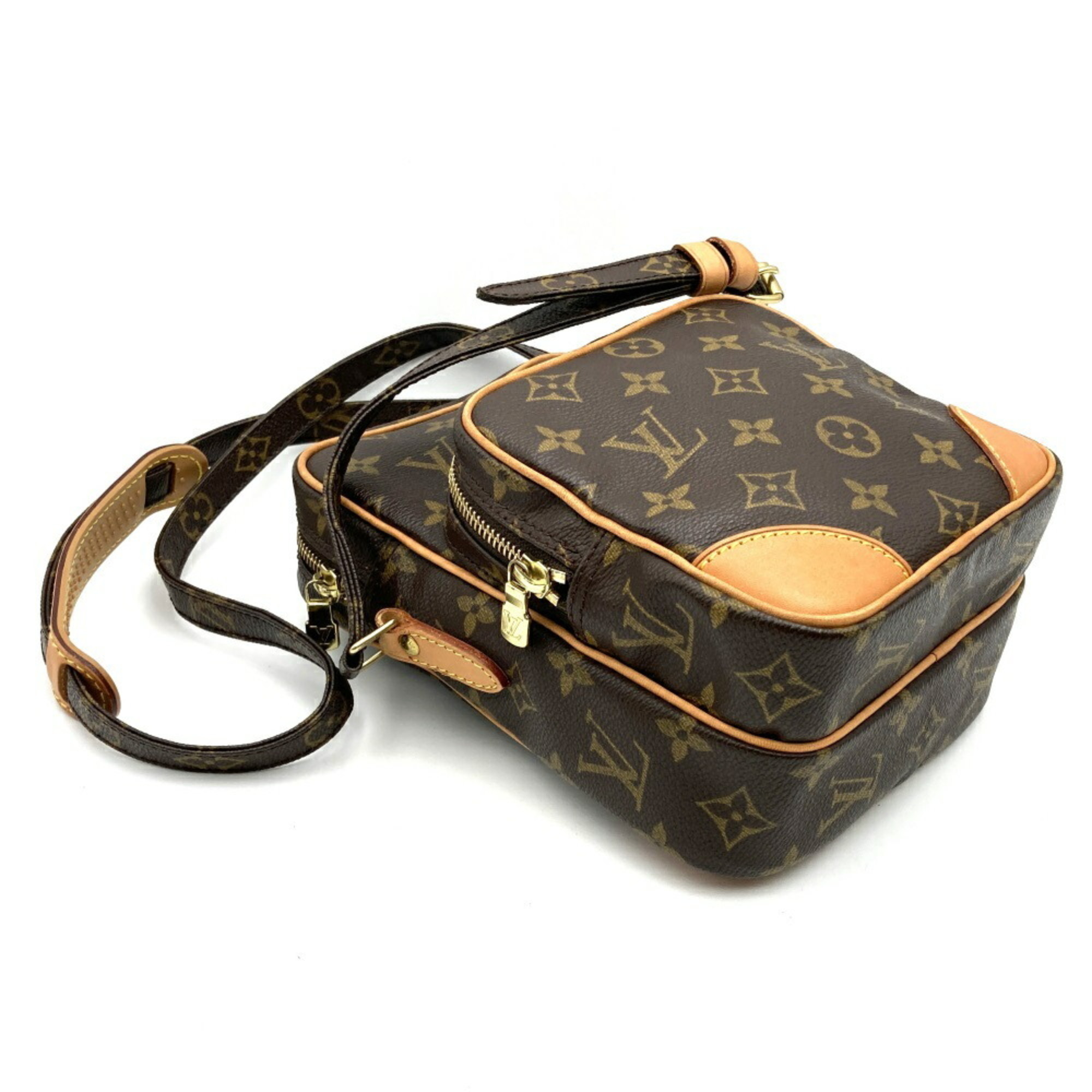 LOUIS VUITTON M45236 Amazon Monogram Shoulder Bag Brown Women's