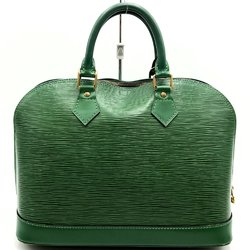 LOUIS VUITTON M52144 Alma Handbag Shoulder Bag 2way Green Epi Leather Women's