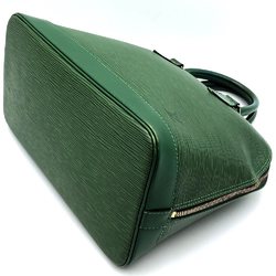 LOUIS VUITTON M52144 Alma Handbag Shoulder Bag 2way Green Epi Leather Women's