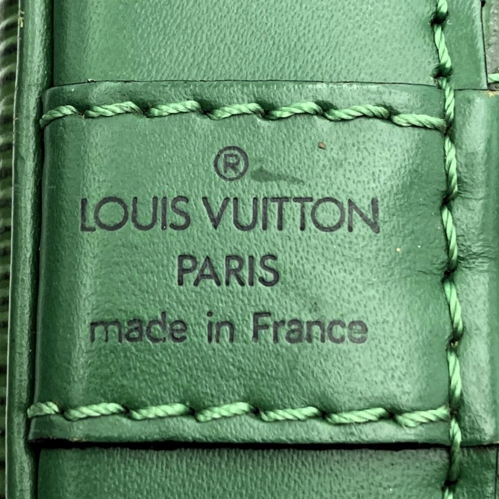 LOUIS VUITTON M52144 Alma Handbag Shoulder Bag 2way Green Epi Leather Women's