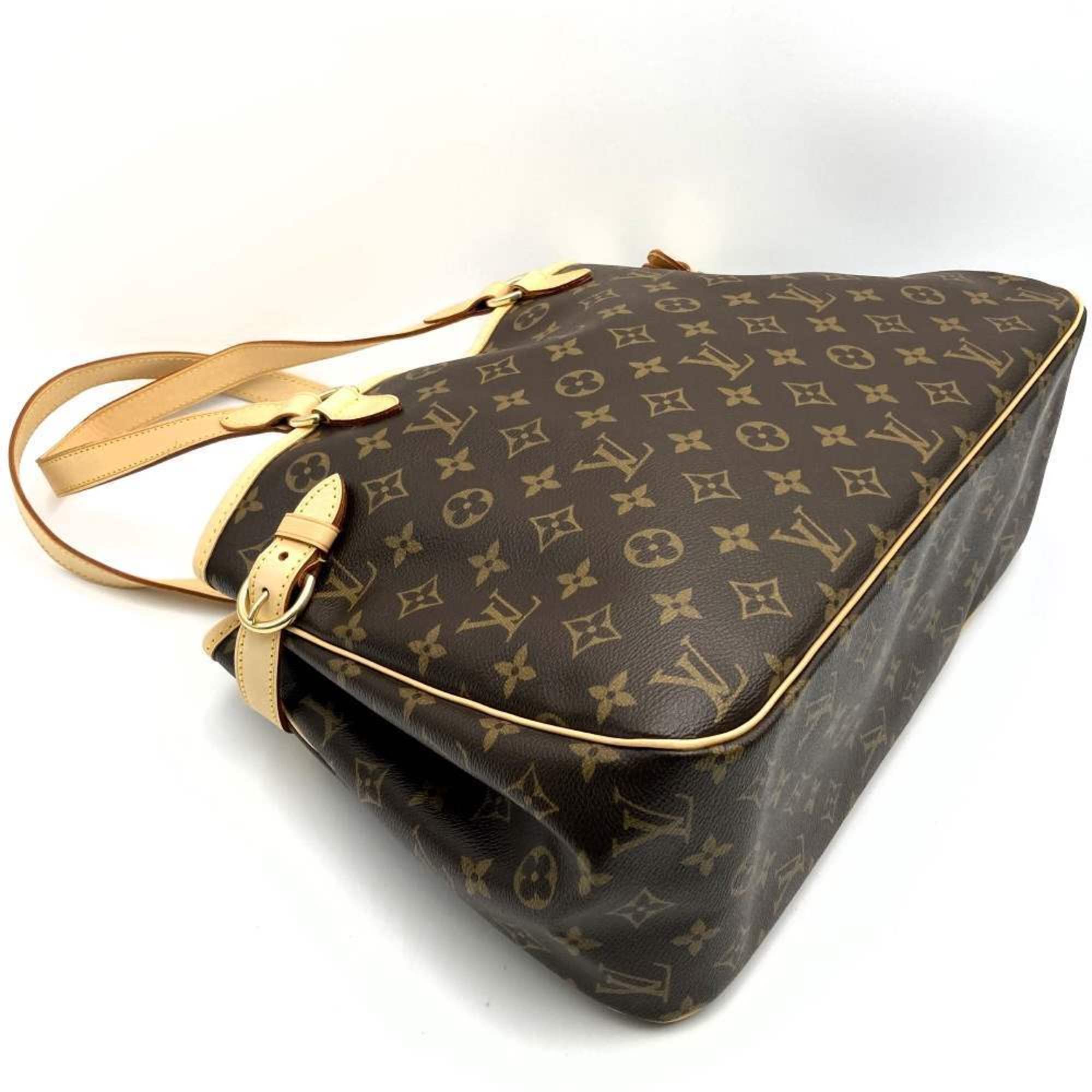 LOUIS VUITTON M51154 Batignolles Horizontal Tote Bag Shoulder Handbag Monogram Brown Women's