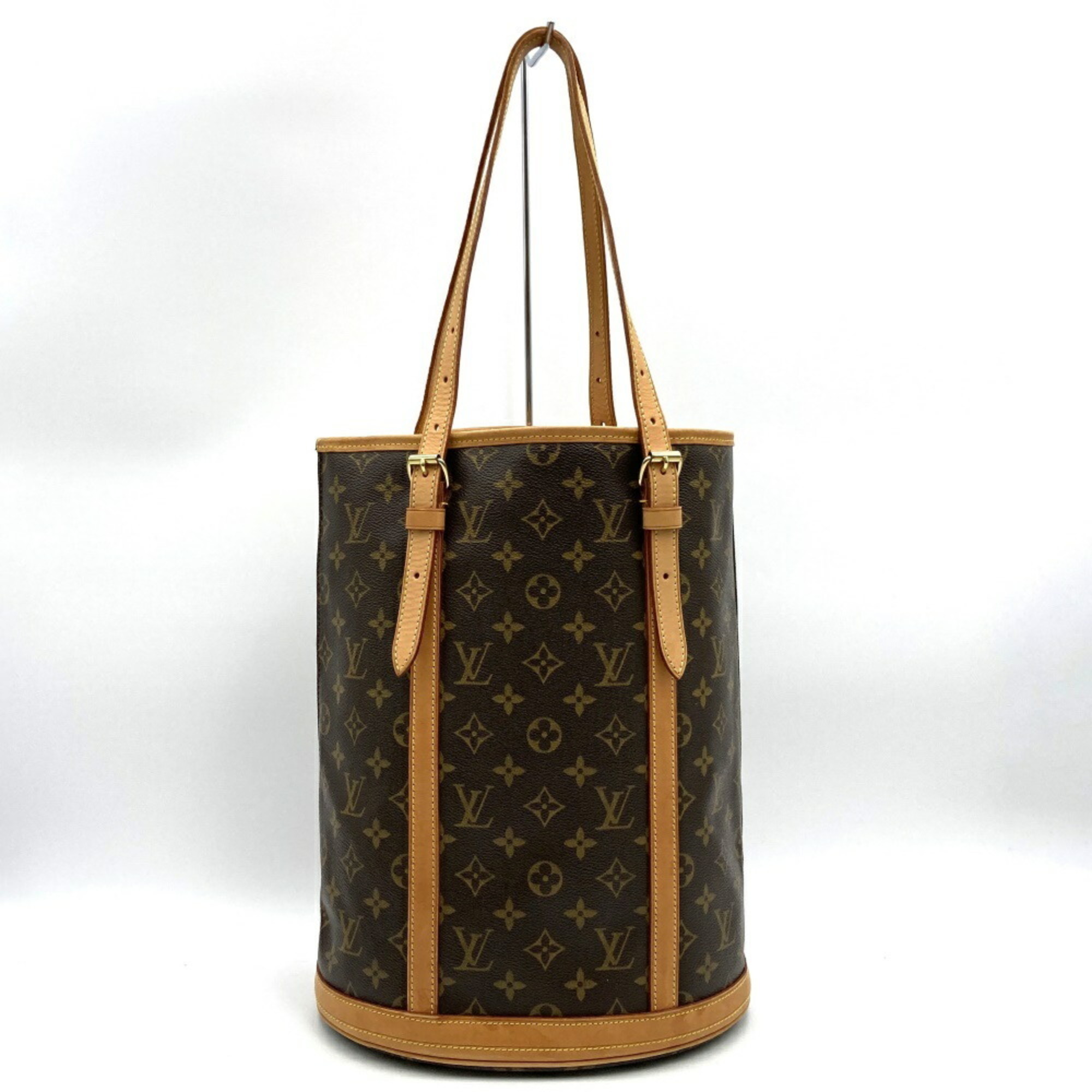 LOUIS VUITTON M42236 Bucket GM Shoulder Bag Monogram Canvas Brown Women's