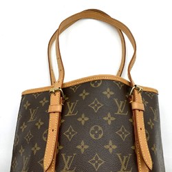 LOUIS VUITTON M42236 Bucket GM Shoulder Bag Monogram Canvas Brown Women's