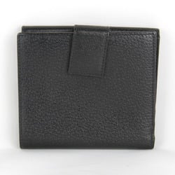 GUCCI 120932・3661 Leather Wallet Black Women's