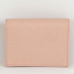 GUCCI 456126 203887 Bi-fold wallet Leather Pink Women's