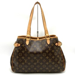 LOUIS VUITTON M51154 Batignolles Horizontal Monogram Handbag Brown Women's