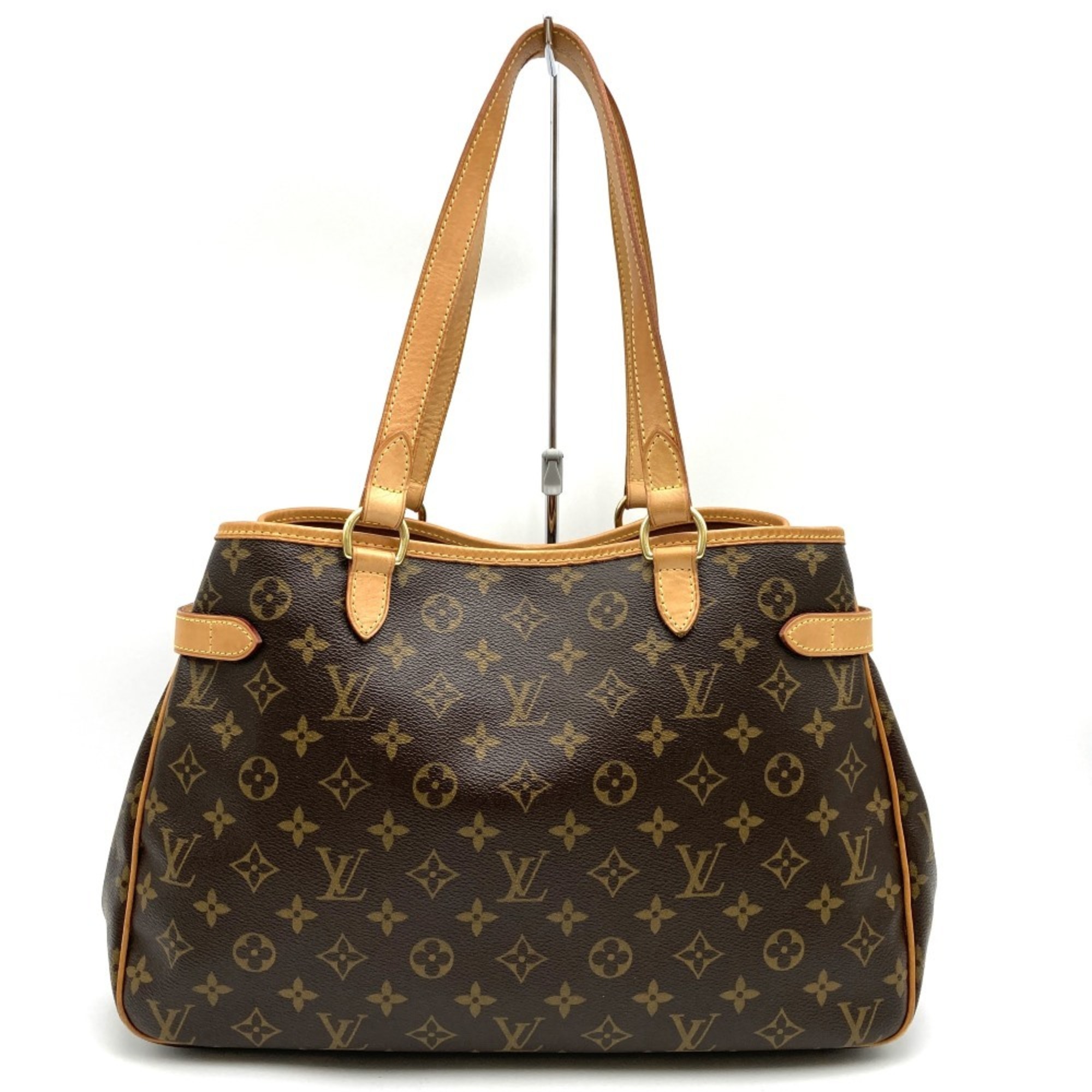 LOUIS VUITTON M51154 Batignolles Horizontal Monogram Handbag Brown Women's