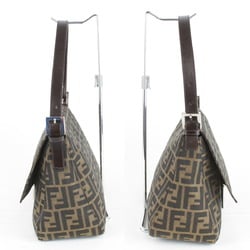 FENDI Shoulder Bag Canvas Brown Women's