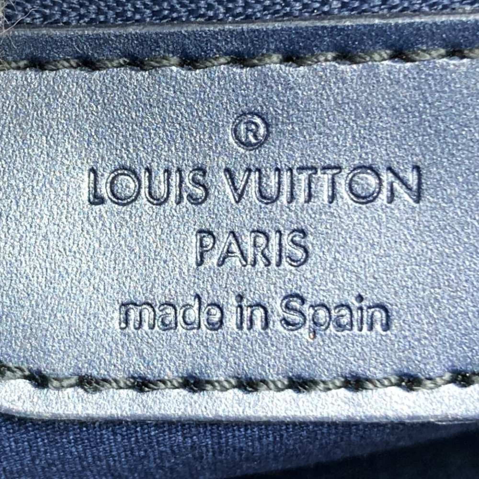 LOUIS VUITTON M55115 Stockton Tote Bag Grey Monogram Matte Leather Women's