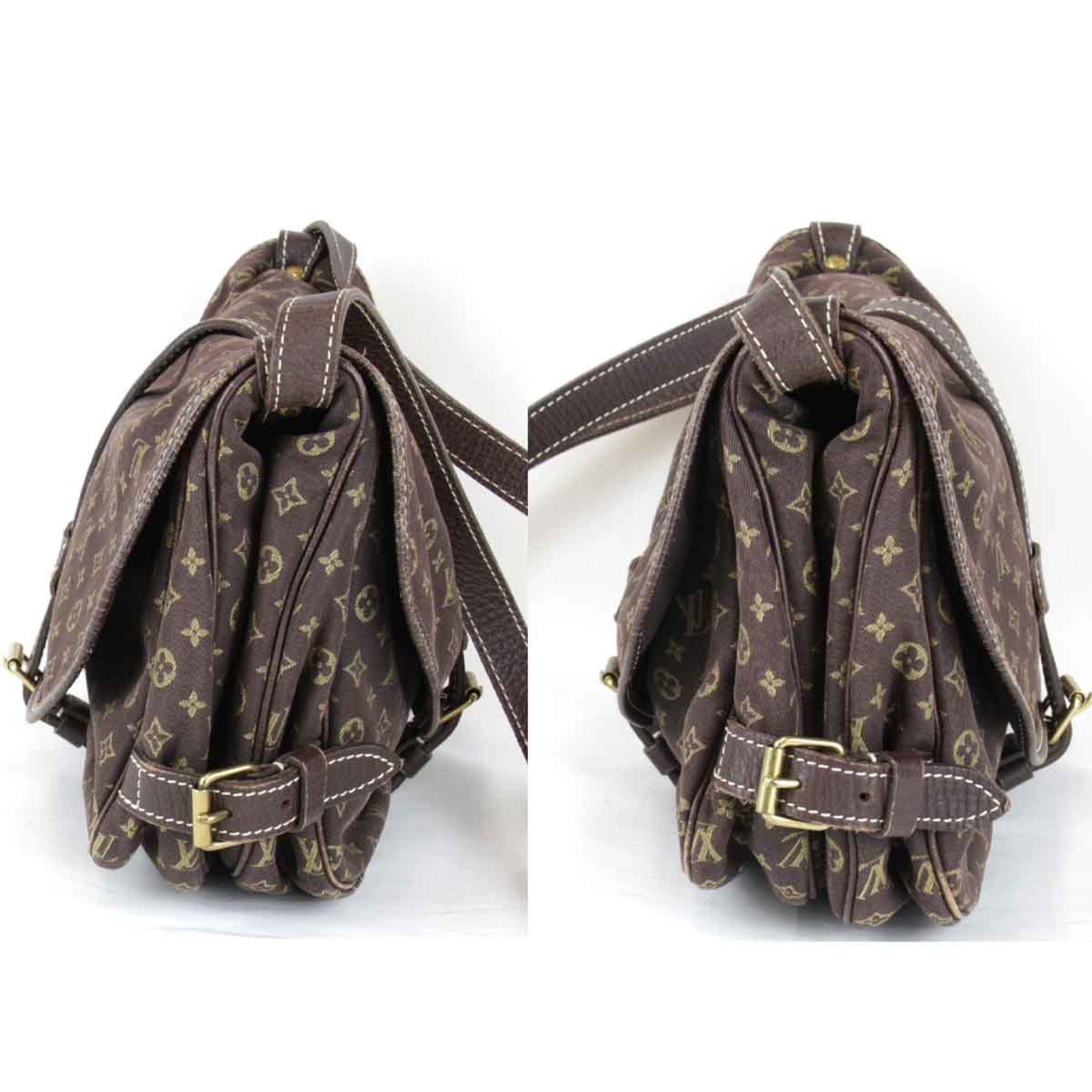 LOUIS VUITTON Louis Vuitton Shoulder Bag Monogram Canvas Brown Women's