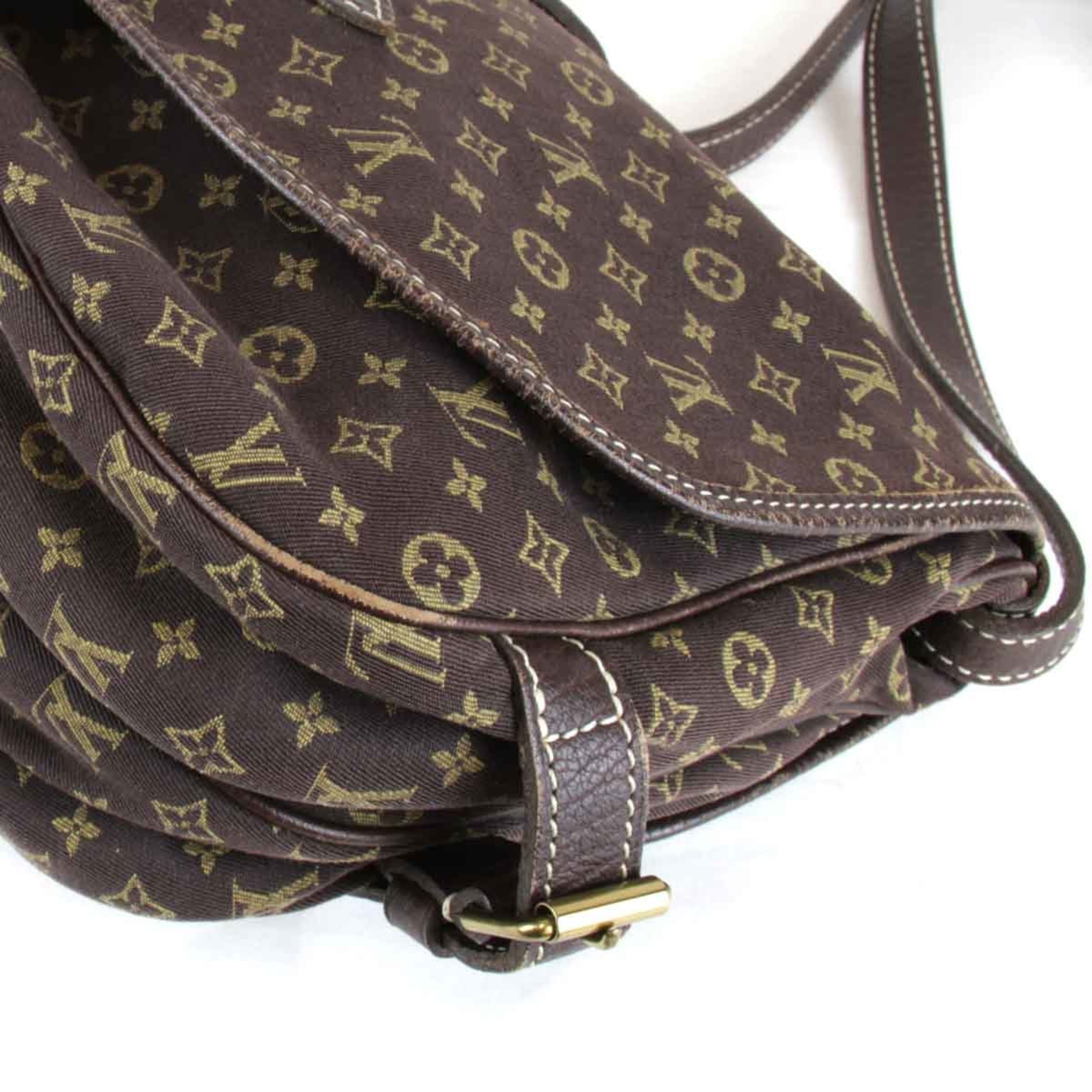 LOUIS VUITTON Louis Vuitton Shoulder Bag Monogram Canvas Brown Women's