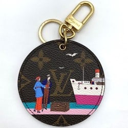 LOUIS VUITTON M61932 Porte Cle Illustre Evasion Bag Charm Keychain Monogram Pink Women's